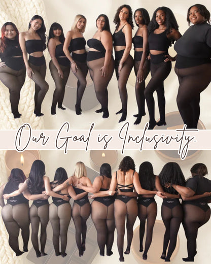 Snatched One-Seam Sheer Fleece Leggings